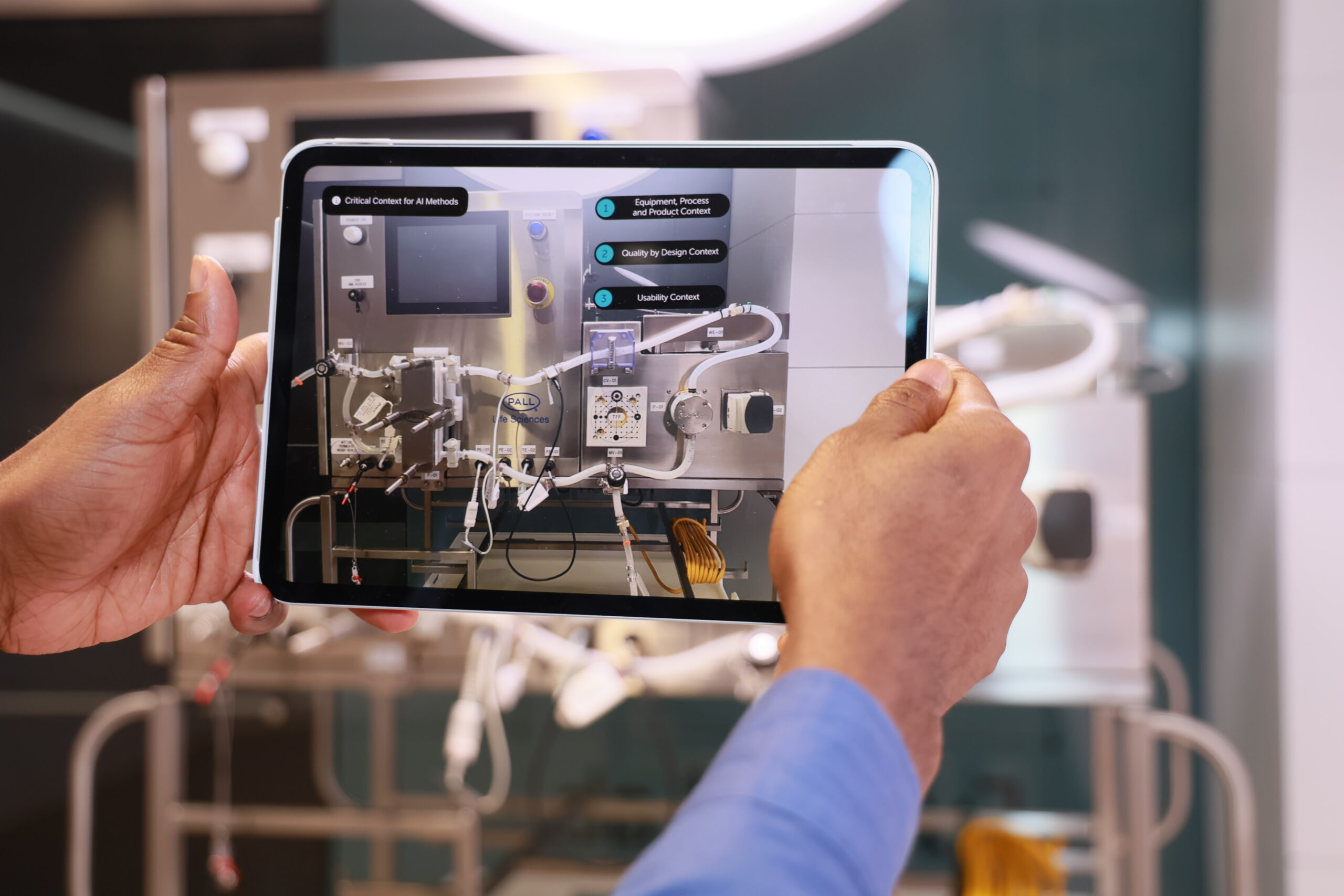 Virtual manufacturing equipment diagnostic demonstration at the Stellix experience center